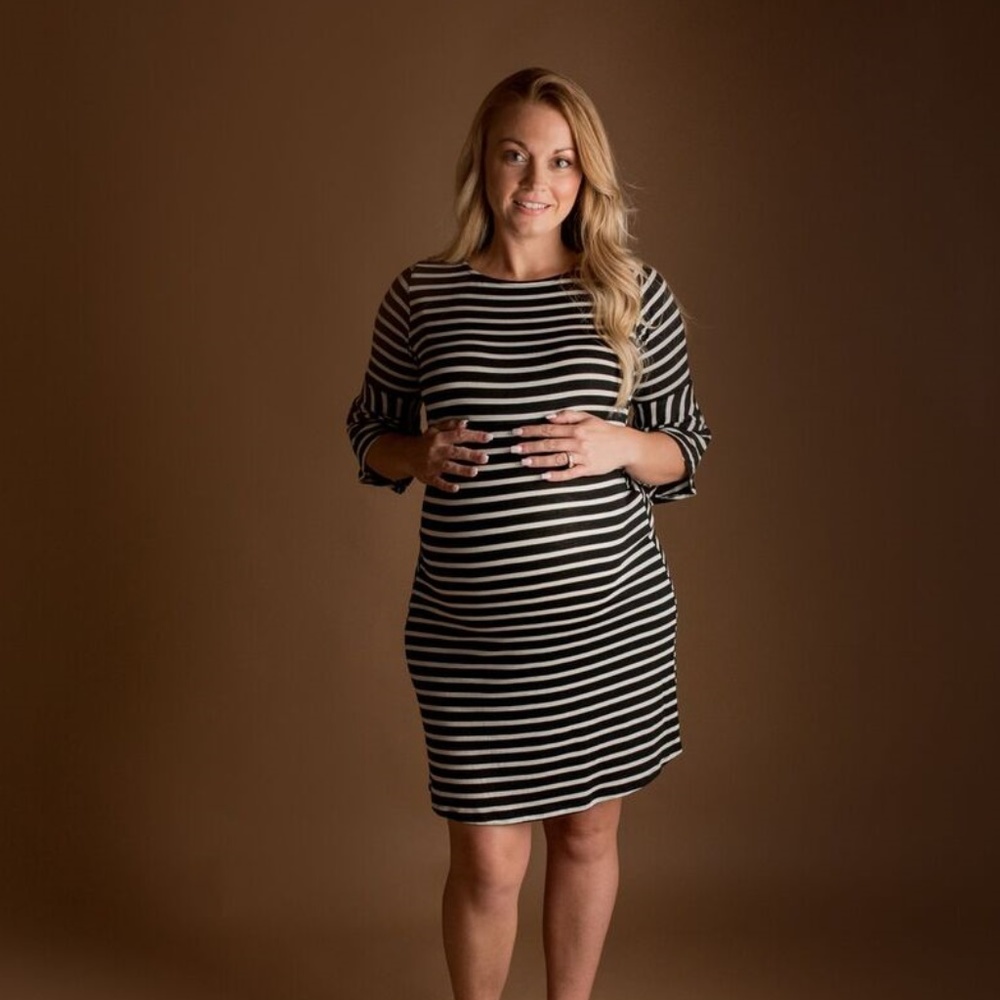 Striped Shirt Dress